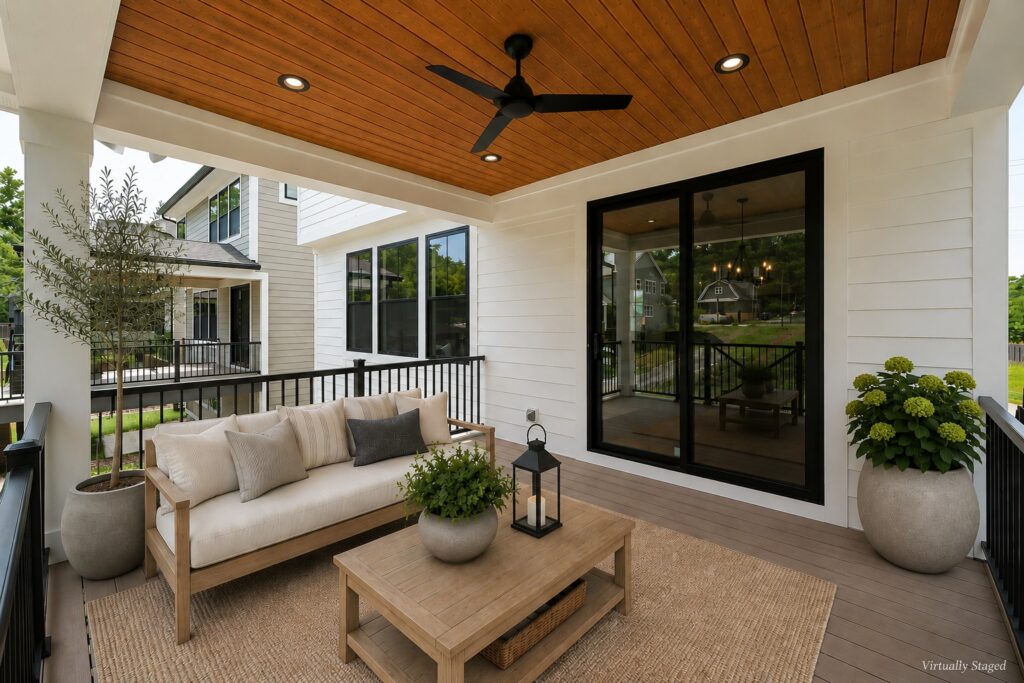 Virtually Staged Porch
